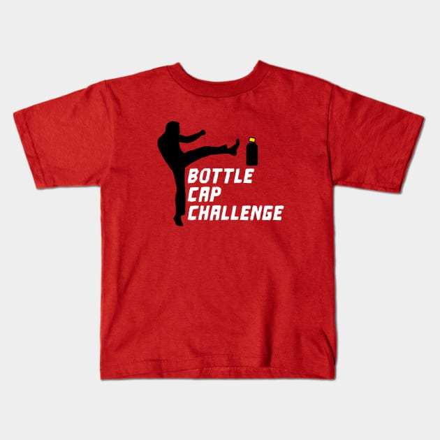 BOTTLE CAP CHALLENGE Kids T-Shirt by Printnation